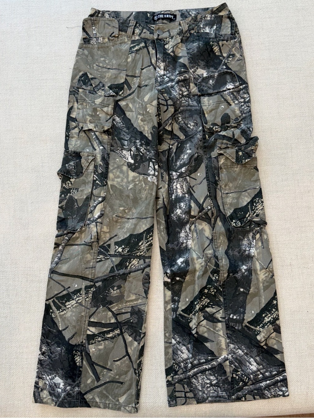 The Kript Camo Cargo Pants